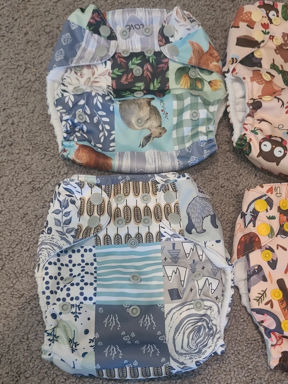 Mama Koala Cloth Diaper Covers Lot Of 6